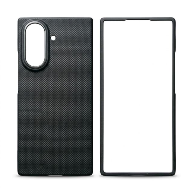 كفر كاربون فايبر لهاتف Galaxy Z Fold8 Ultra — أسود سادة