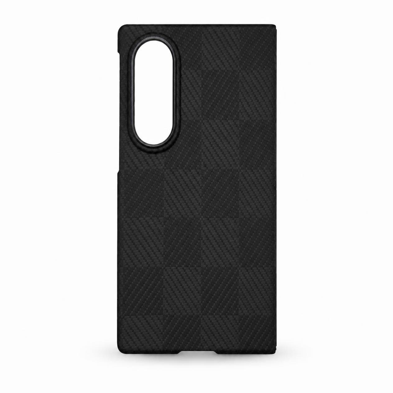 Case for Galaxy Z Fold8 — Black Checker — Back cover