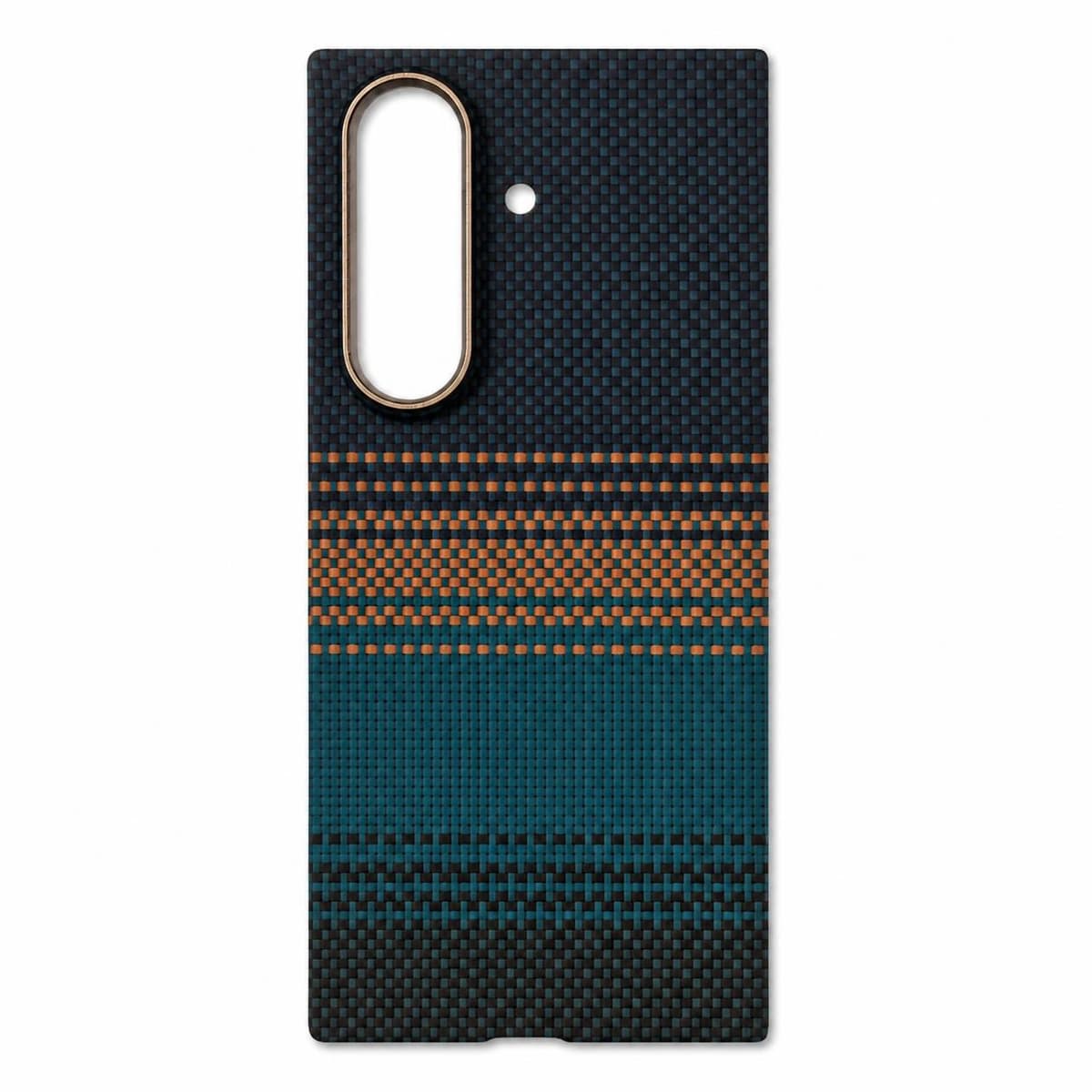 Case for Galaxy Z Fold7 — Spectrum Stripes — Back cover